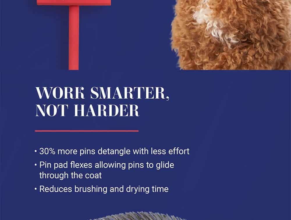 Wooden Pet Grooming Brush 02