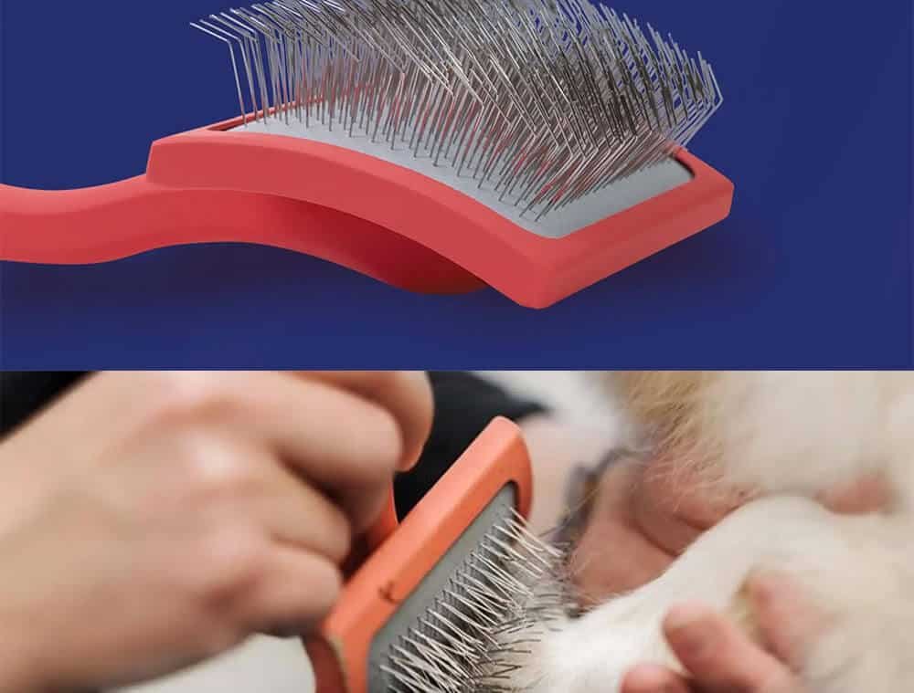 Wooden Pet Grooming Brush 03